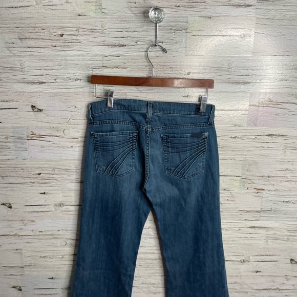 7 for all mankind dojo boot cut jeans size 27 - Picture 4 of 11